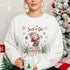 Christmas Jumper Ladies – Cozy Cotton Blend Sweater With Candy Cane Design